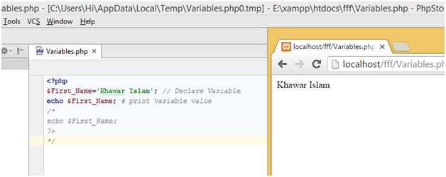 Practice of Comments